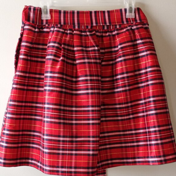 'Crown & Ivy' Taran Plaid Holiday Skirt 8 Fully Lined with Pockets EUC - Picture 13 of 13